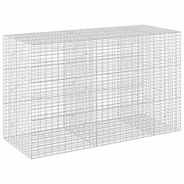 Gabion 3,5 mm Langasta ja 5x10 cm Verkkosta 250x100x150 cm