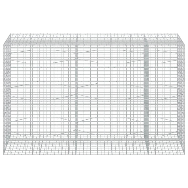 Gabion 3,5 mm Langasta ja 5x10 cm Verkkosta 250x100x150 cm