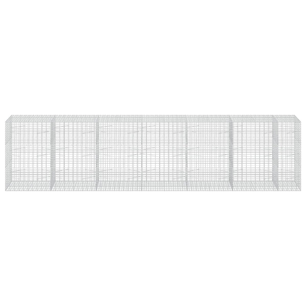 Gabion 3,5 mm Langasta ja 5x10 cm Verkkosta 650x100x150 cm