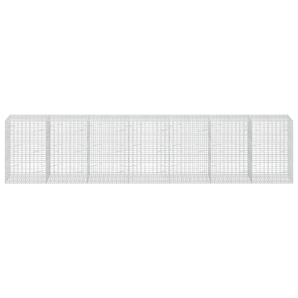 Gabion 3,5 mm Langasta ja 5x10 cm Verkkosta 700x100x150 cm