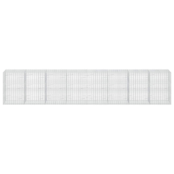 Gabion 3,5 mm Langasta ja 5x10 cm Verkkosta 800x100x150 cm