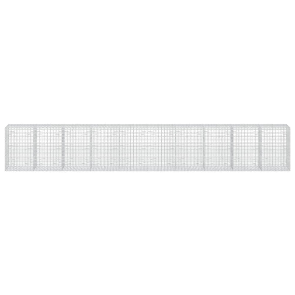 Gabion 3,5 mm Langasta ja 5x10 cm Verkkosta 1000x100x150 cm