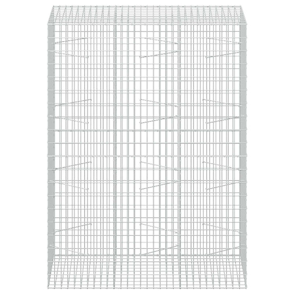 Gabion 3,5 mm Langasta ja 5x10 cm Verkkosta 150x100x200 cm
