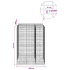 Gabion 3,5 mm Langasta ja 5x10 cm Verkkosta 150x100x200 cm