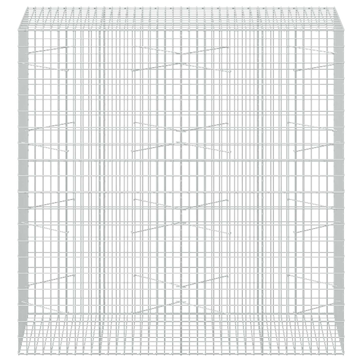 Gabion 3,5 mm Langasta ja 5x10 cm Verkkosta 200x100x200 cm