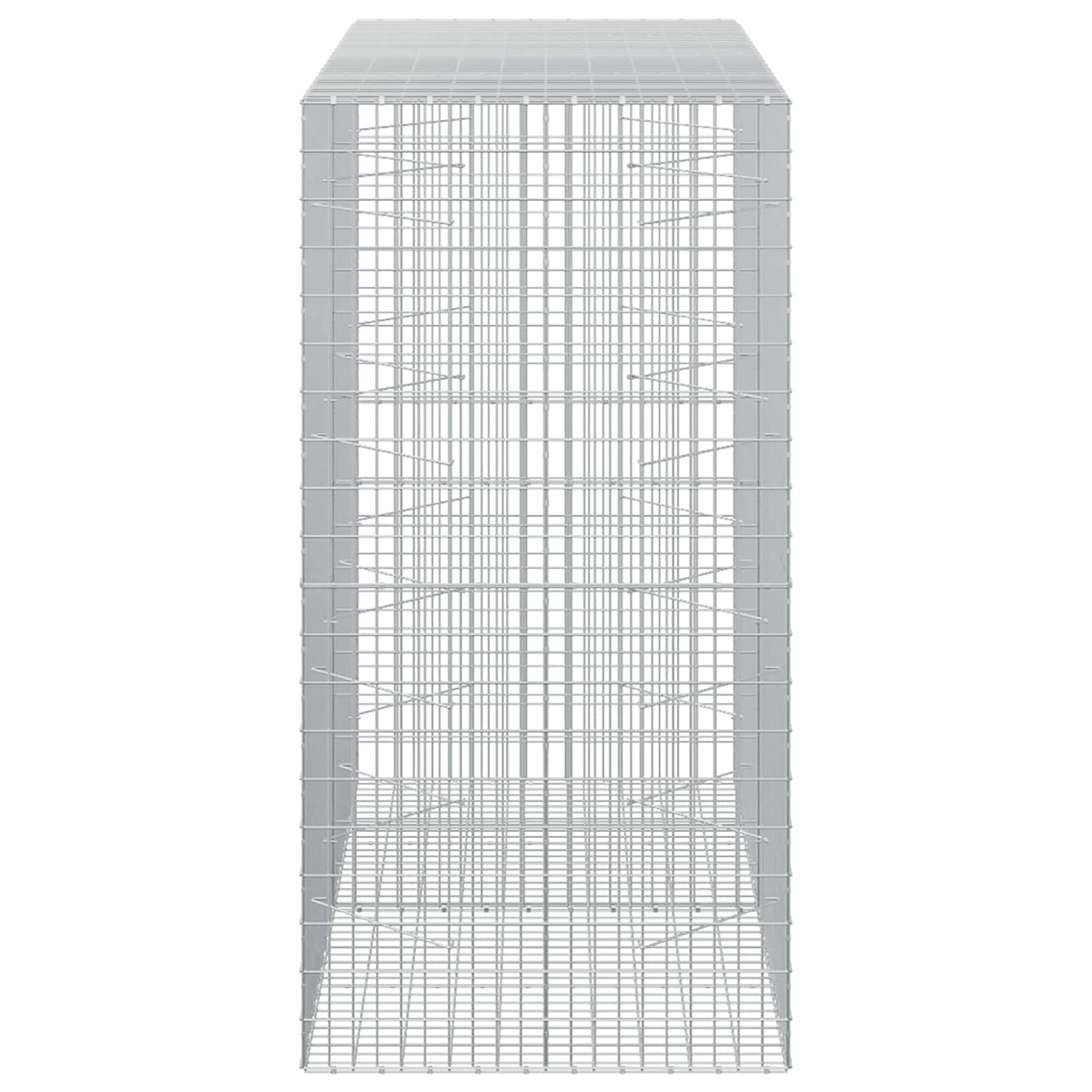 Gabion 3,5 mm Langasta ja 5x10 cm Verkkosta 200x100x200 cm