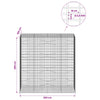 Gabion 3,5 mm Langasta ja 5x10 cm Verkkosta 200x100x200 cm