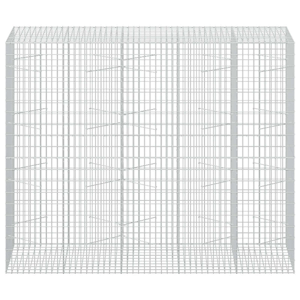 Gabion 3,5 mm Langasta ja 5x10 cm Verkkosta 250x100x200 cm