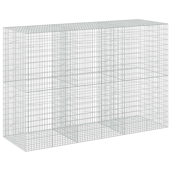 Gabion 3,5 mm Langasta ja 5x10 cm Verkkosta 300x100x200 cm