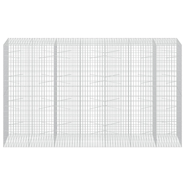 Gabion 3,5 mm Langasta ja 5x10 cm Verkkosta 350x100x200 cm