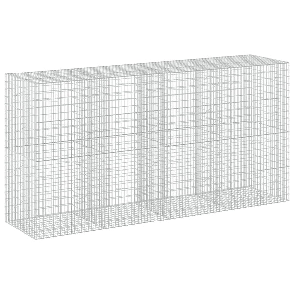 Gabion 3,5 mm Langasta ja 5x10 cm Verkkosta 400x100x200 cm