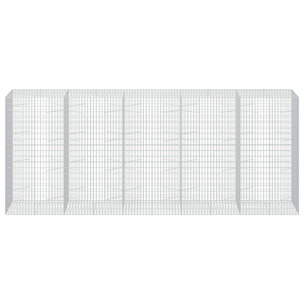 Gabion 3,5 mm Langasta ja 5x10 cm Verkkosta 500x100x200 cm