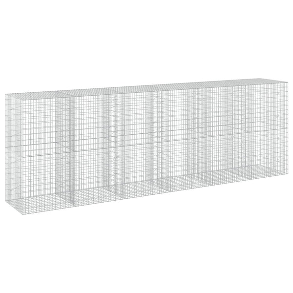 Gabion 3,5 mm Langasta ja 5x10 cm Verkkosta 600x100x200 cm