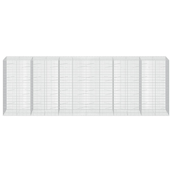 Gabion 3,5 mm Langasta ja 5x10 cm Verkkosta 600x100x200 cm
