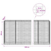 Gabion 3,5 mm Langasta ja 5x10 cm Verkkosta 1000x100x200 cm