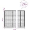Gabion 3,5 mm Langasta ja 5x10 cm Verkkosta 1150x100x200 cm