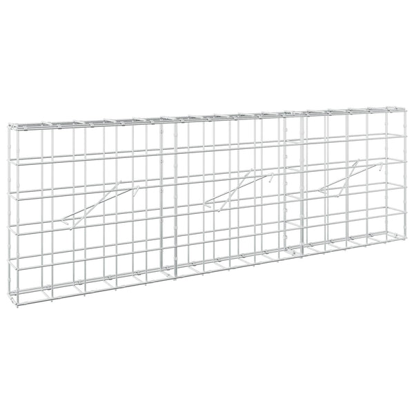 Gabion 3,5 mm langasta ja 10x10 cm verkosta 150x10x50 cm
