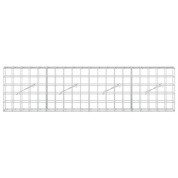 Gabion 3,5 mm langasta ja 10x10 cm verkosta 200x10x50 cm