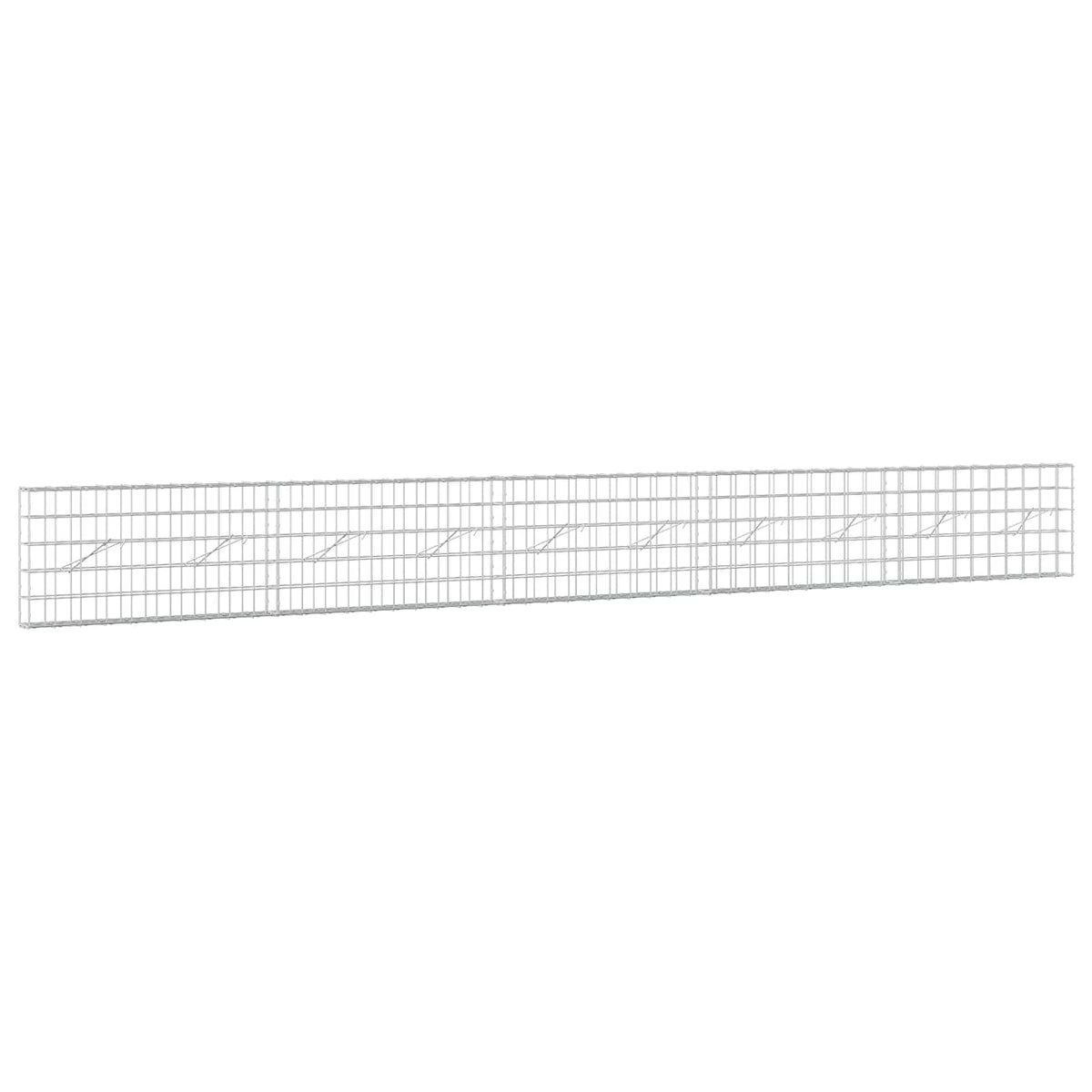 Gabion 3,5 mm langasta ja 10x10 cm verkosta 500x10x50 cm