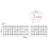 Gabion 3,5 mm langasta ja 10x10 cm verkosta 1050x10x50 cm