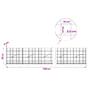 Gabion 3,5 mm langasta ja 10x10 cm verkosta 1150x10x50 cm
