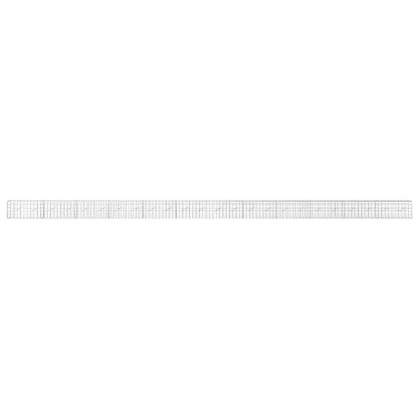 Gabion 3,5 mm langasta ja 10x10 cm verkosta 1200x10x50 cm