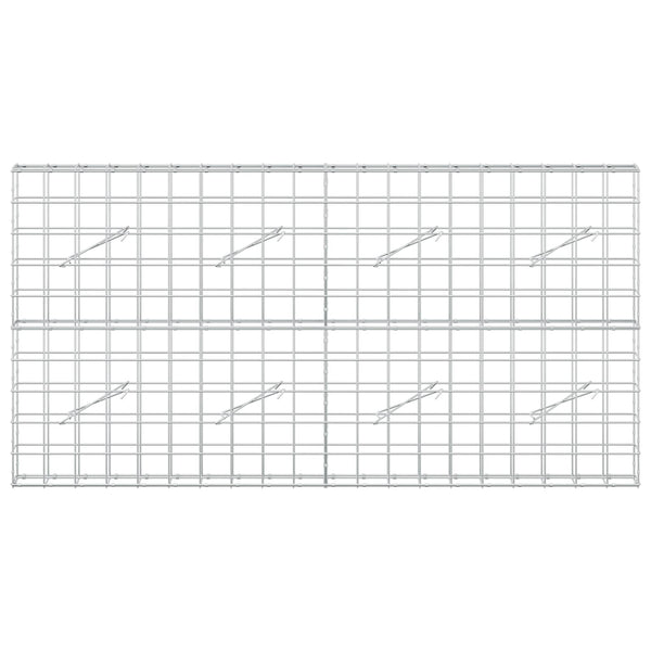 Gabion 3,5 mm langasta ja 10x10 cm verkosta 200x10x100 cm