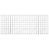 Gabion 3,5 mm langasta ja 10x10 cm verkosta 250x10x100 cm