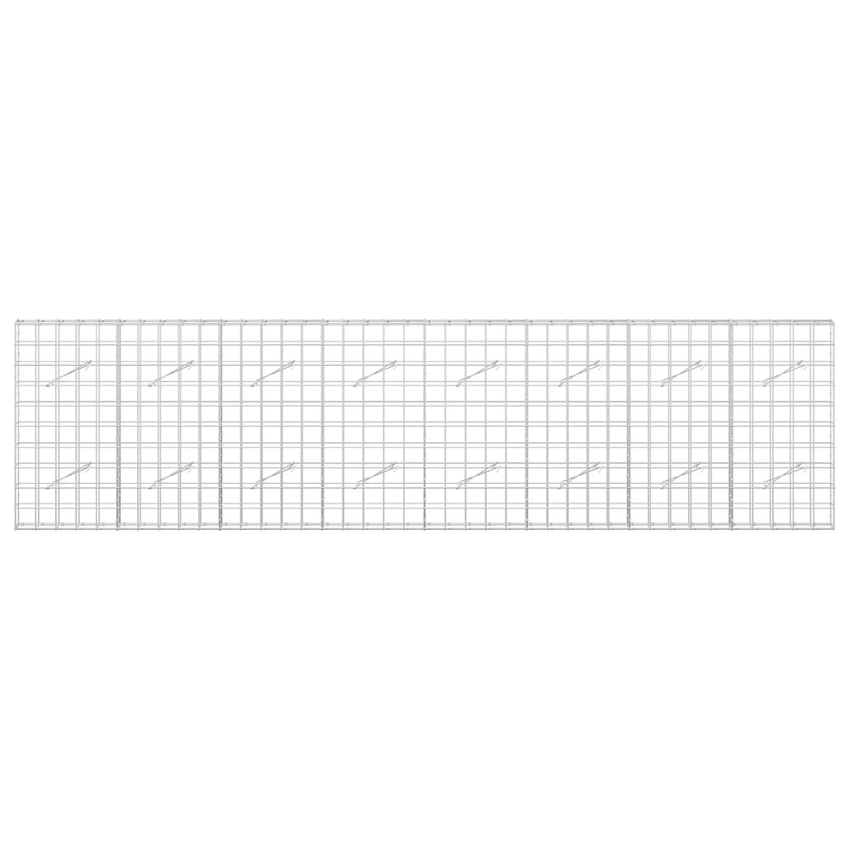 Gabion 3,5 mm langasta ja 10x10 cm verkosta 400x10x100 cm