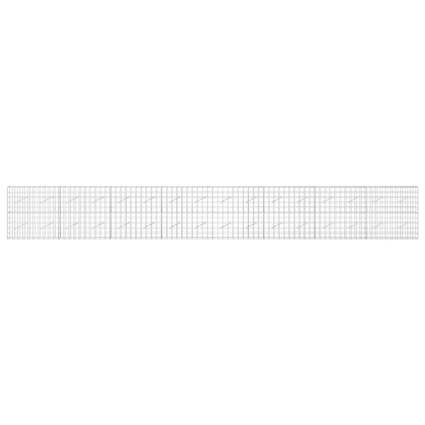 Gabion 3,5 mm langasta ja 10x10 cm verkosta 800x10x100 cm