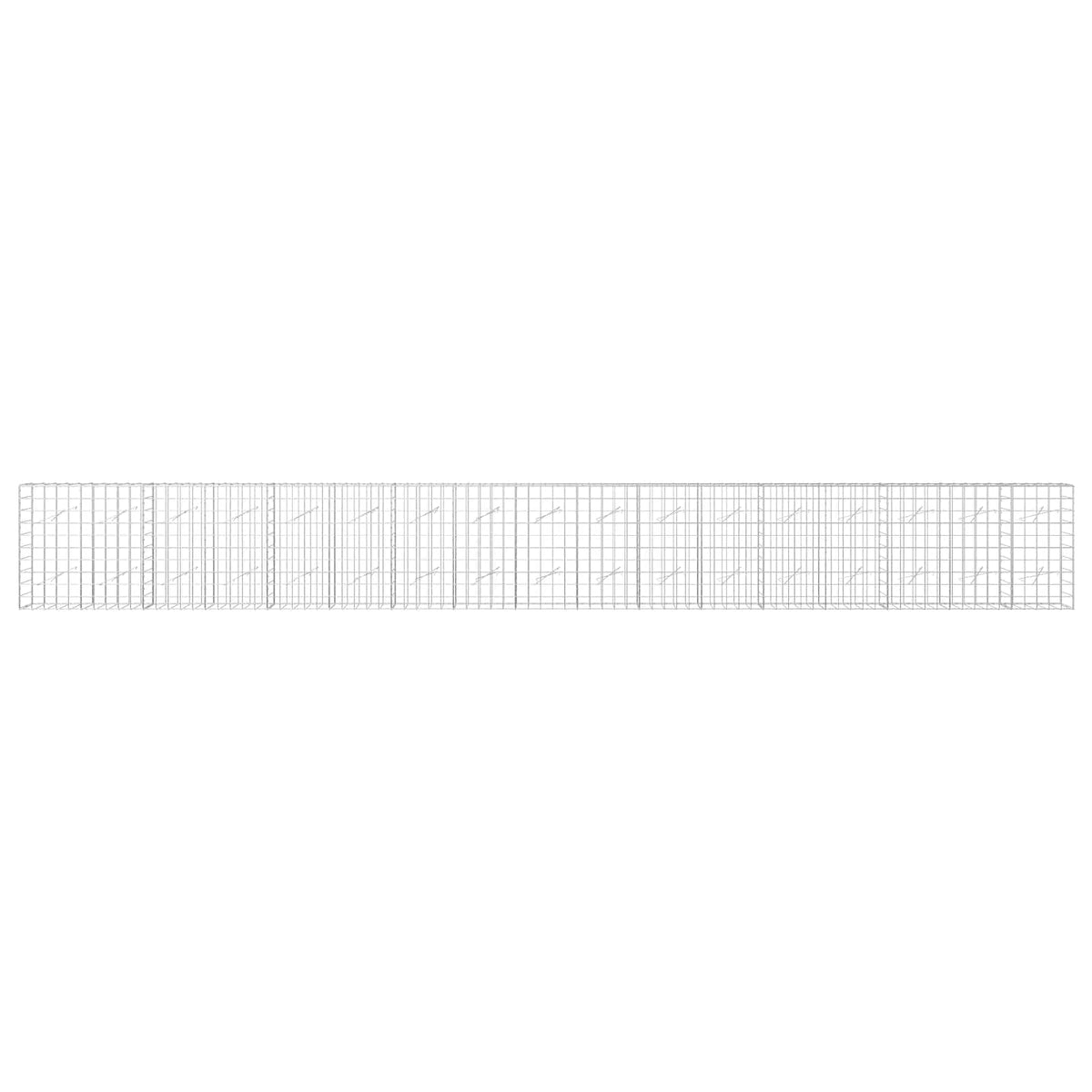 Gabion 3,5 mm langasta ja 10x10 cm verkosta 850x10x100 cm