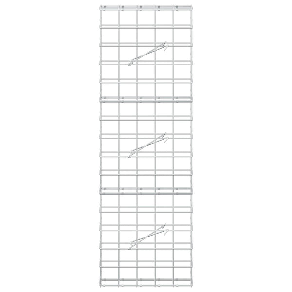 Gabion 3,5 mm langasta ja 10x10 cm verkosta 50x10x150 cm