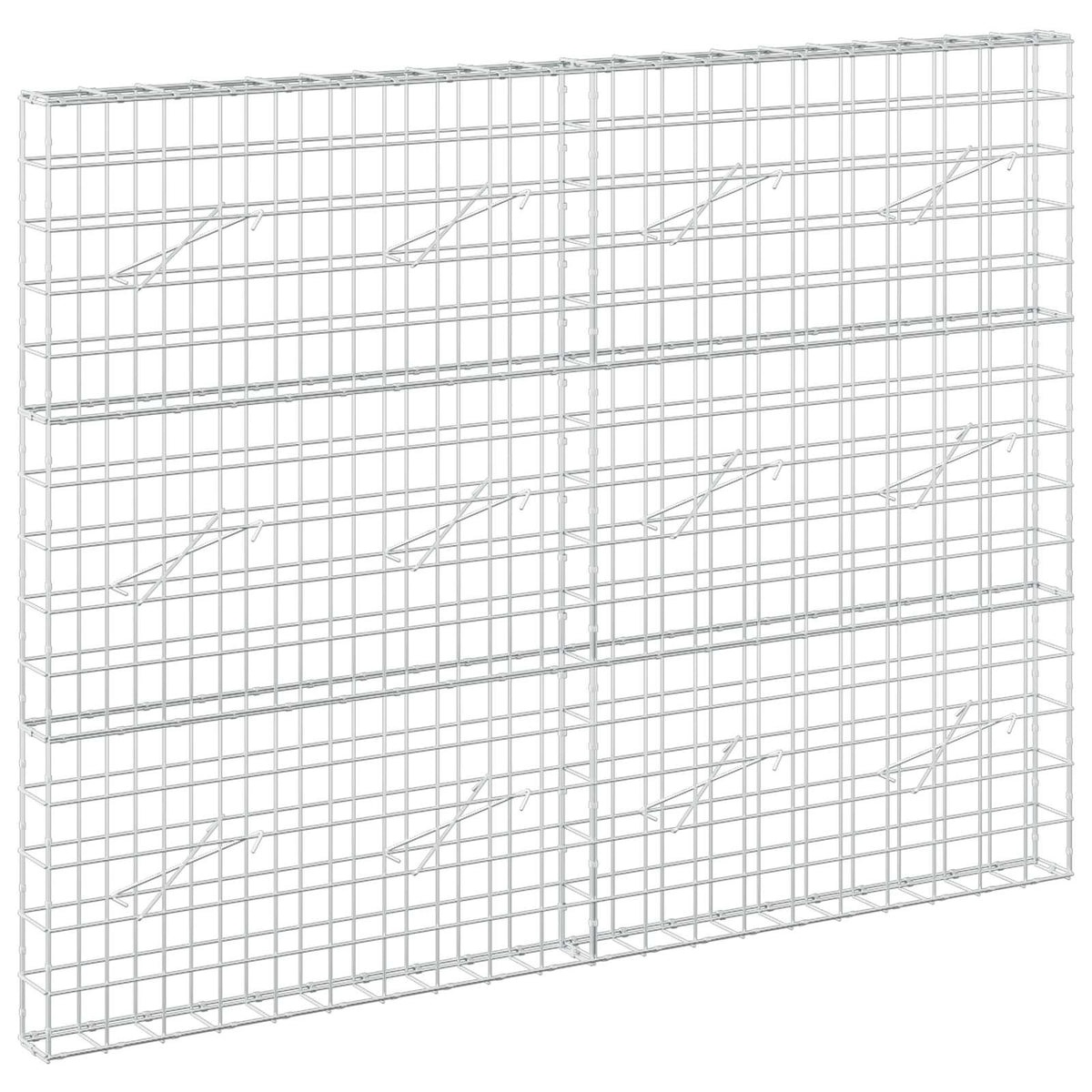 Gabion 3,5 mm langasta ja 10x10 cm verkosta 200x10x150 cm