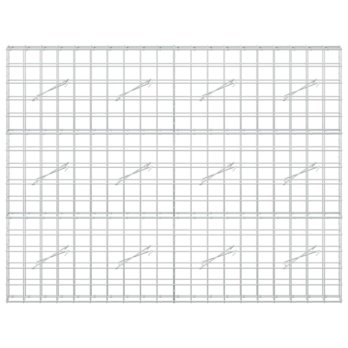 Gabion 3,5 mm langasta ja 10x10 cm verkosta 200x10x150 cm