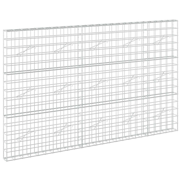 Gabion 3,5 mm langasta ja 10x10 cm verkosta 250x10x150 cm