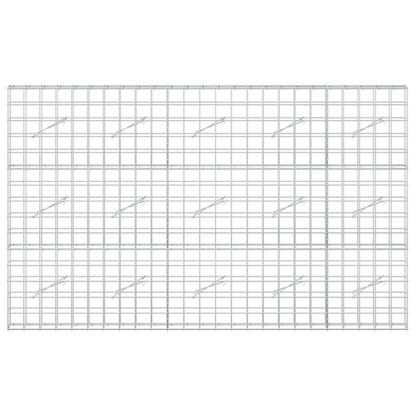 Gabion 3,5 mm langasta ja 10x10 cm verkosta 250x10x150 cm