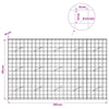Gabion 3,5 mm langasta ja 10x10 cm verkosta 250x10x150 cm