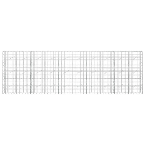 Gabion 3,5 mm langasta ja 10x10 cm verkosta 500x10x150 cm