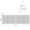 Gabion 3,5 mm langasta ja 10x10 cm verkosta 500x10x150 cm