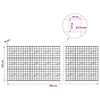Gabion 3,5 mm langasta ja 10x10 cm verkosta 700x10x150 cm