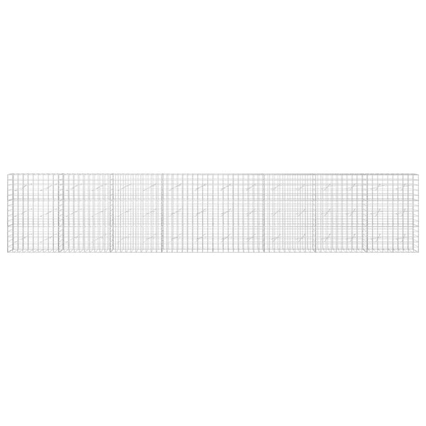 Gabion 3,5 mm langasta ja 10x10 cm verkosta 800x10x150 cm