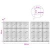 Gabion 3,5 mm langasta ja 10x10 cm verkosta 1050x10x150 cm