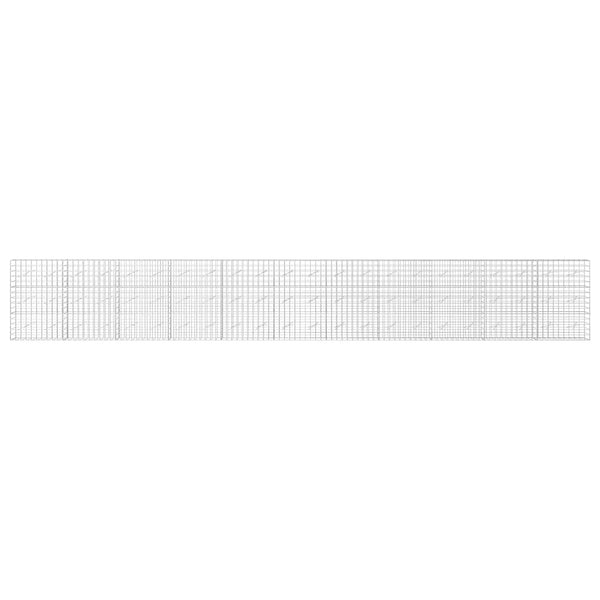 Gabion 3,5 mm langasta ja 10x10 cm verkosta 1100x10x150 cm