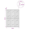 Gabion 3,5 mm langasta ja 10x10 cm verkosta 150x10x200 cm