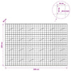 Gabion 3,5 mm langasta ja 10x10 cm verkosta 300x10x200 cm