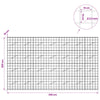 Gabion 3,5 mm langasta ja 10x10 cm verkosta 350x10x200 cm