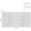 Gabion 3,5 mm langasta ja 10x10 cm verkosta 400x10x200 cm