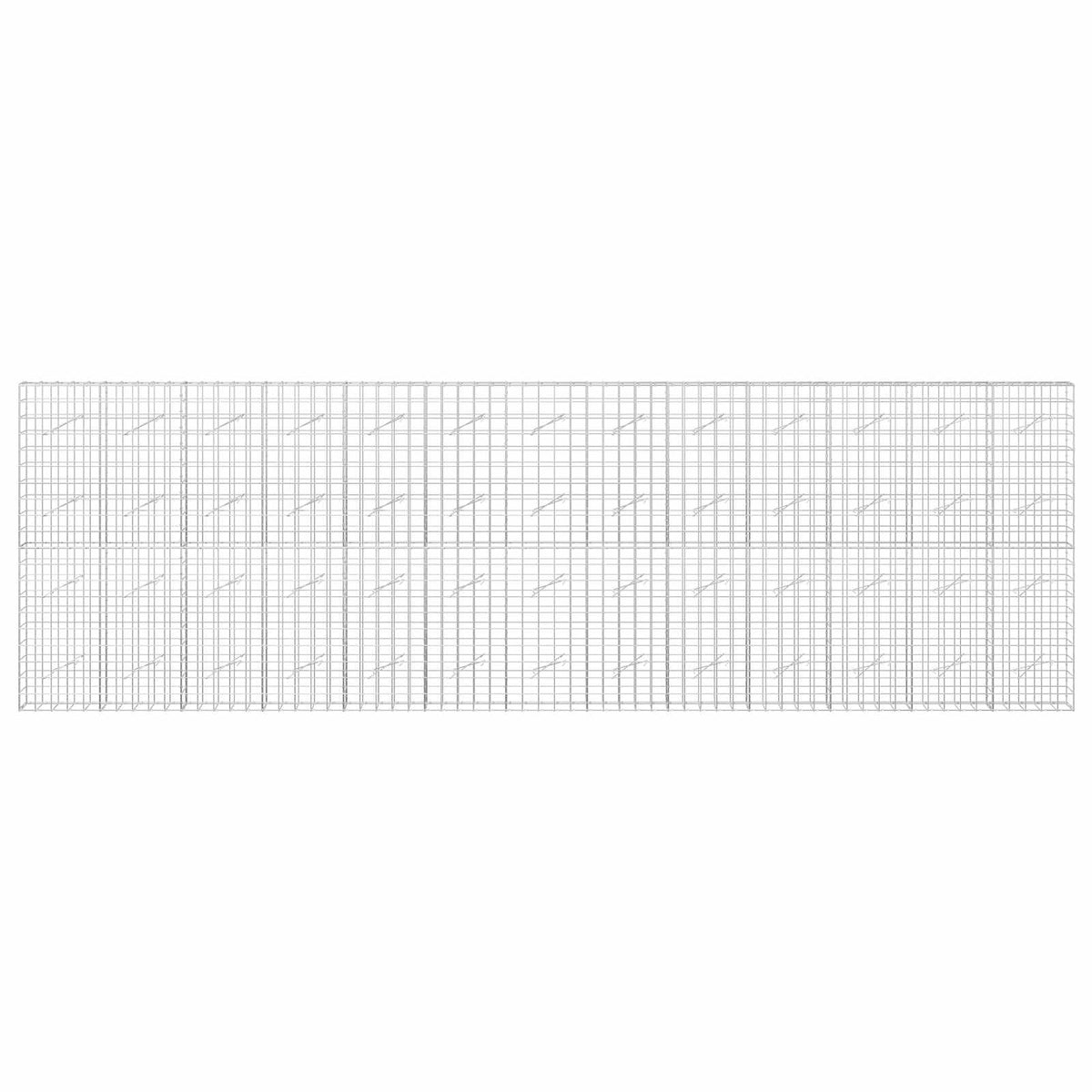 Gabion 3,5 mm langasta ja 10x10 cm verkosta 650x10x200 cm