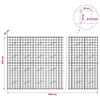 Gabion 3,5 mm langasta ja 10x10 cm verkosta 650x10x200 cm