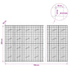 Gabion 3,5 mm langasta ja 10x10 cm verkosta 750x10x200 cm